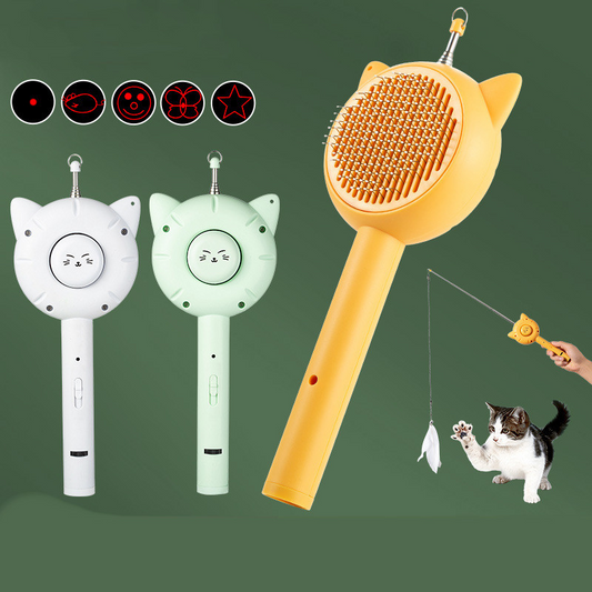 Multifunctional Laser Cat Teaser Stick